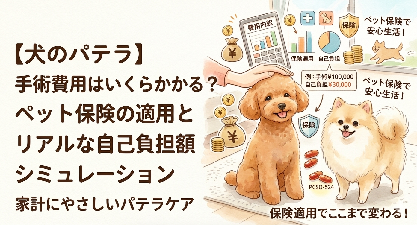 【犬のパテラ】手術費用はいくらかかる？ペット保険の適用とリアルな自己負担額シミュレーション
